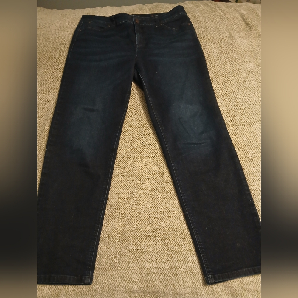 Talbots Dark Wash Straight Jeans
